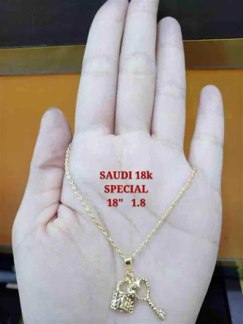 18Karat Saudi Gold Necklace Pawnable Lazada PH