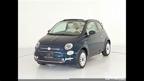 FIAT 500 C 1 2 Lounge Blu Dipinto Di Blu KM0 YouTube