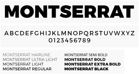 Download Font Montserrat Full Family Việt Hóa Free Montserrat font