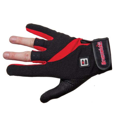 Brunswick Thumb Saver Glove Black Red