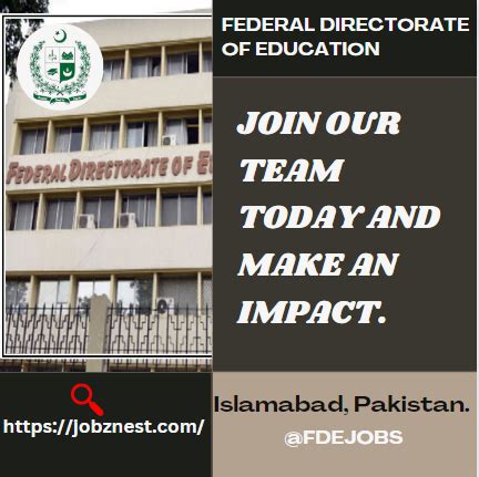 Federal Directorate Of Education Jobs Fde Jobs Apply Online Now