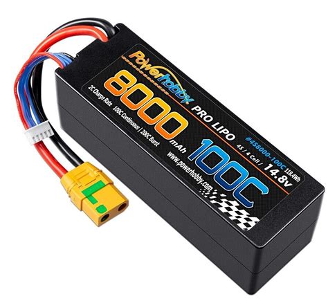 Powerhobby S V Mah C Lipo Batteries With Xt Plug Hard