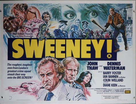 Sweeney Original Movie Poster Uk Quad X Simon Dwyer A Fast