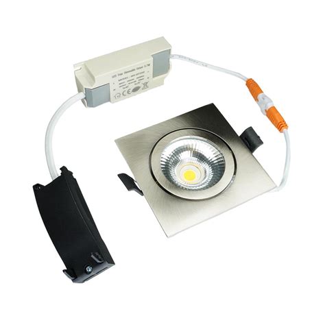 Led Republic Waterdichte Inbouwspot Vierkant Aluminium W Lm K