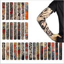 Kit Pares Manguito Manga Tattoo Fake Tatuagens Falsa Protetor Braco