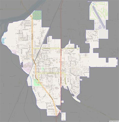 Map of Payette city