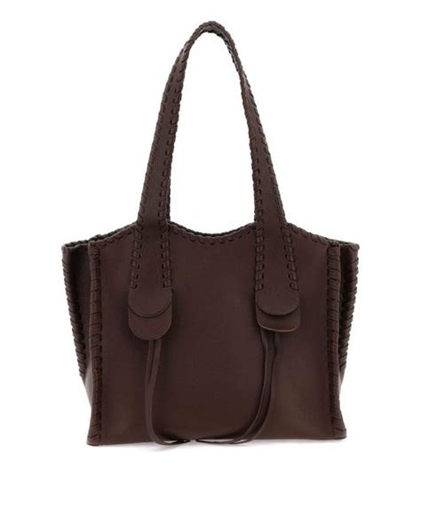 Chloé Chloe Mony Tote Bag In Brown Lyst