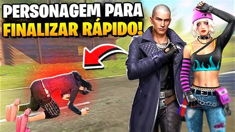 QUAIS OS PERSONAGENS PARA FINALIZAR OS INIMIGOS BEM RÁPIDO NO FREE FIRE