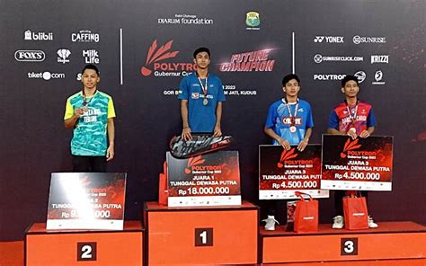 PB Djarum Raih Gelar Juara Umum Turnamen Polytron Gubernur Cup 2023