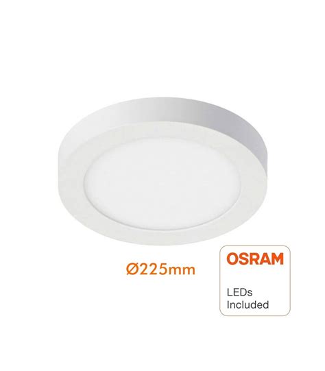 Plaf N De Superficie Led W Circular Blanco Chip Osram Lm