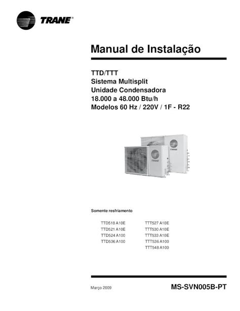 Pdf Manual De Instala O Americanstandardair Ler