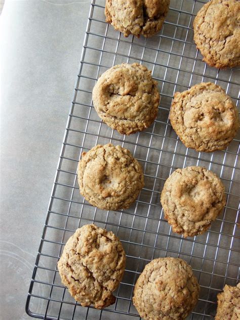 Brown Butter Oatmeal Cookies Three Happy Folk