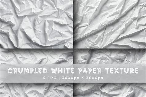 White Crumpled Paper Texture Backgrounds Graphic By Srempire Creative