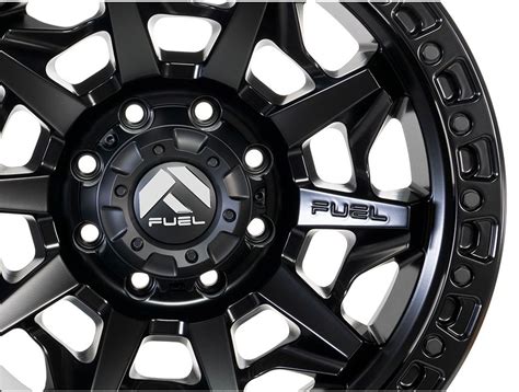 Fuel Matte Black Covert Wheels | Rugged Ridge