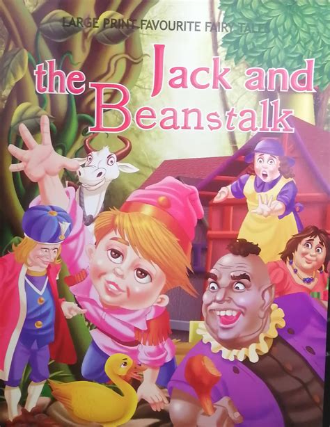 Large Print Favourite Fairy Tales Jack And The Beanstalk Wisdombookslk