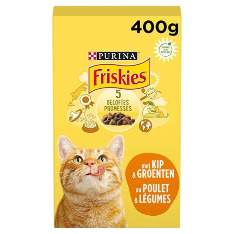 Kattenvoeding Adult Brokjes Met Kip En Groenten 400g Carrefour België