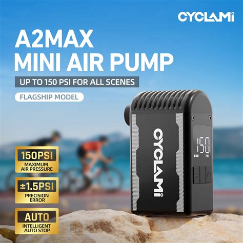 Cyclami A Max Psi Mini Electric Pump Portable Bicycle Cordless Air