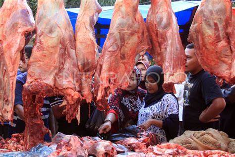 Tradisi Meugang Ramadhan Di Aceh Antara Foto