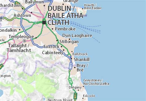 michelin killiney map viamichelin