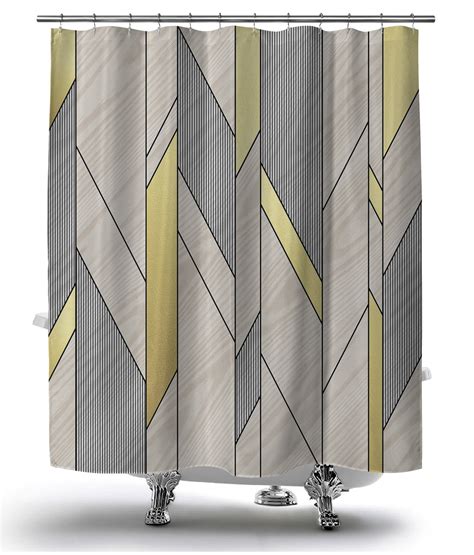 East Urban Home Geometric Single Shower Curtain Wayfair