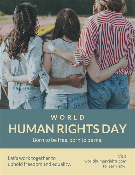 Simple Human Rights Posters Venngage