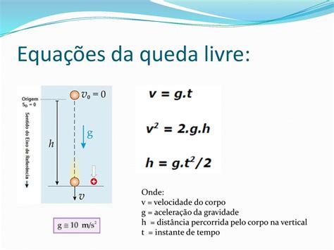 Queda Livre E Lan Amento Vertical Ppt Carregar