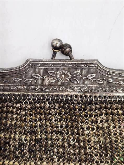 Antique Mandalian Art Deco Metal Mesh Purse S Ev Gem