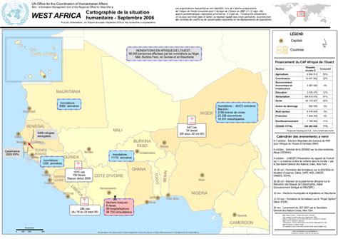 West Africa Cartographie De La Situation Humanitaire Septembre 2006