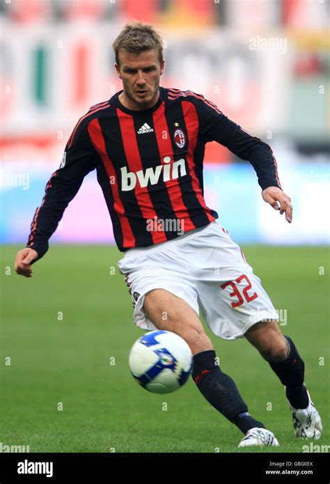 David Beckham Ac Milan Atalanta Hi Res Stock Photography And Images Alamy