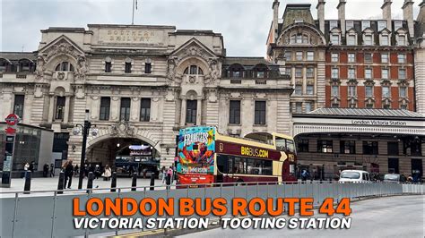 London Bus Adventure With Upper Deck Views Victoria Station To Tooting