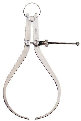 A Starrett Mm Yankee Spring Type Outside Caliper With