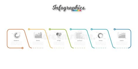 Infographic Timeline Template for Chart, Diagram Stock Vector ...