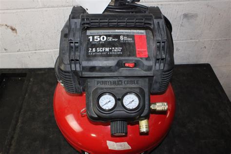 Porter Cable 6 Gal 150 Psi Compressor Property Room