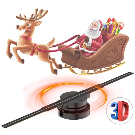 PD D Hologram Projector Advertising Display Fan Wall Mounted Player D Naked Eye HD LED Photo