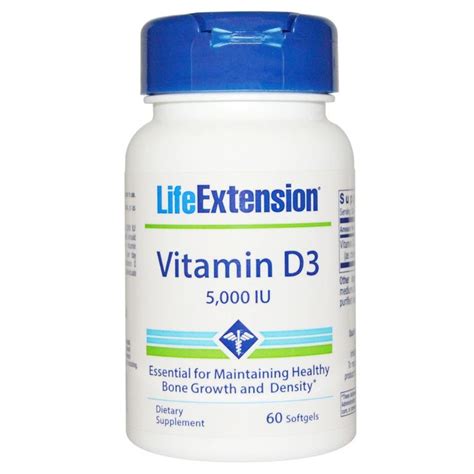 Life Extension Vitamin D Mcg Iu Softgels Life