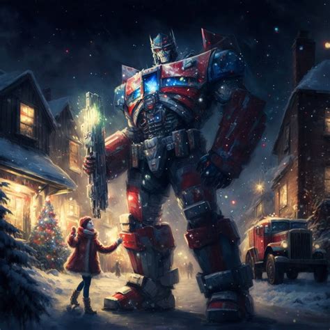 Transformer For Christmas Version 2 By Grayalienart On Deviantart