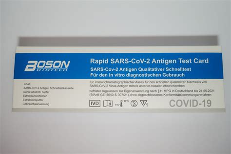 Boson Biotech Rapid Sars Cov Antigentest Imaraiv