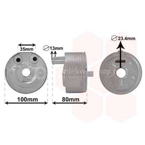 Van Wezel Oliekoeler Motorolie Voor O A Nissan