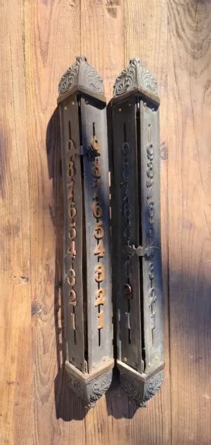 ANTIQUE LATE 19TH Century New York Elevator Floor Indicators Howard