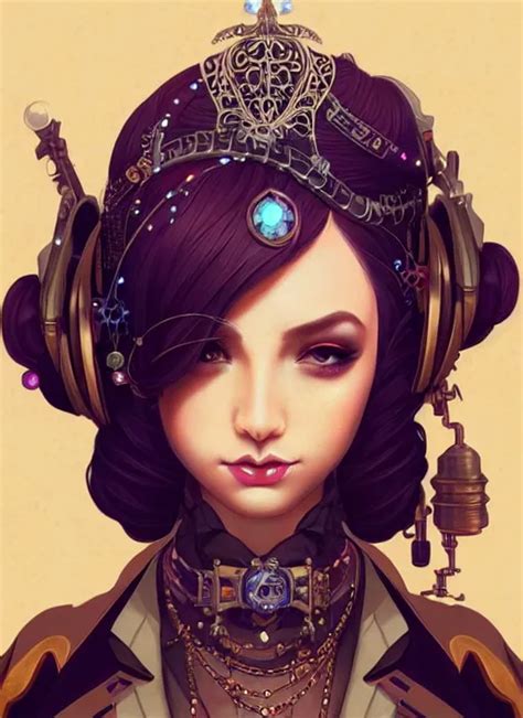 A Beautiful Princess Adorned With Steampunk Stable Diffusion Openart