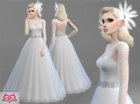 The Sims Resource Wedding Dress 3 Original Mesh