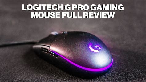 Logitech Pro Gaming Mouse Full In Depth Review Youtube