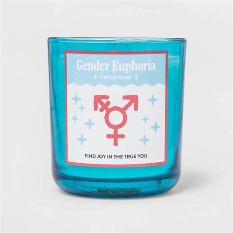 Gender Euphoria Flame Candle Blue Pride Shopstyle