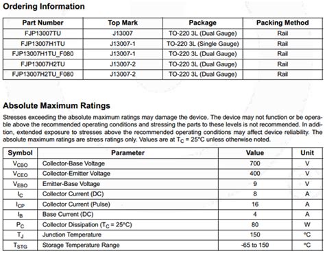 J13007-2 Datasheet PDF - Fairchild Semiconductor
