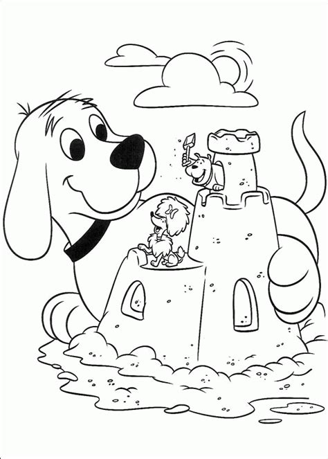 Clifford The Big Red Dog Coloring Pages - Coloring Home