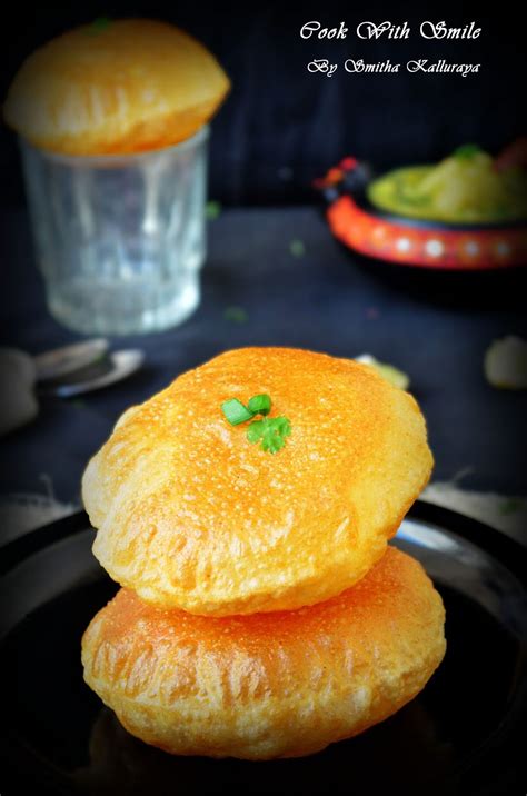 PURI OR POORI RECIPE HOW TO MAKE PUFFY FLUFFY POORI Cook With Smile