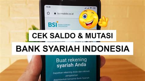 Cara Cek Saldo Mutasi Rekening BSI YouTube