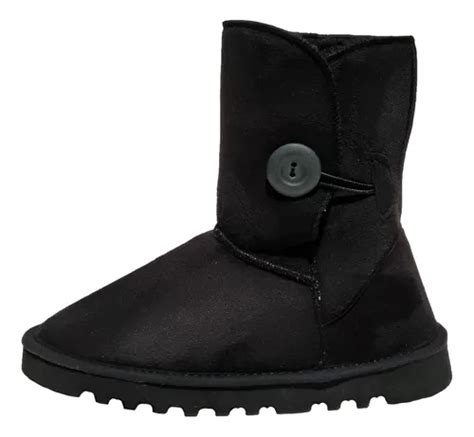 Bota Australiana Pantubotas Mujer Corderito Boton A603