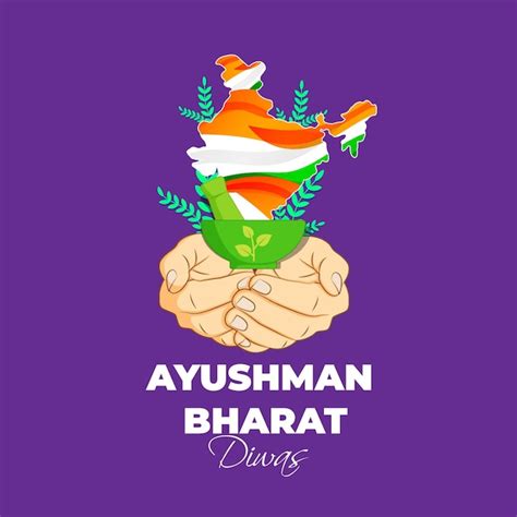 Premium Vector | Vector illustration for Ayushman Bharat Diwas means ...