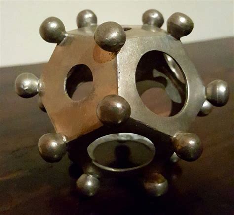 Tin Roman pentagonal dodecahedron replica - Catawiki